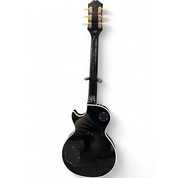 Used Epiphone Les Paul Custom Black Solid Body Electric Guitar