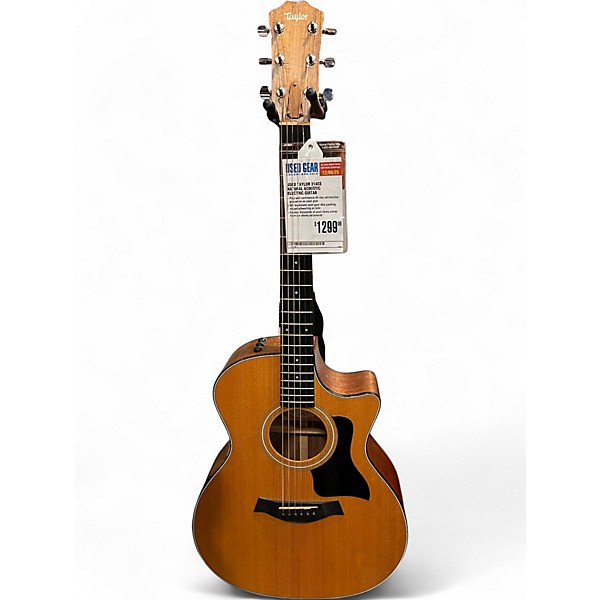 Used Taylor 314CE Natural Acoustic Electric Guitar