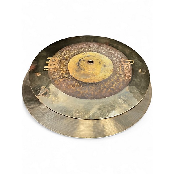 Used MEINL 14in BYZANCE HI HAT Cymbal