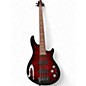 Used Schecter Guitar Research Omen 5 String Trans Crimson Red Electric Bass Guitar thumbnail