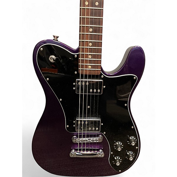 Used Fender Kingfish Telecaster Deluxe Purple Solid Body Electric Guitar
