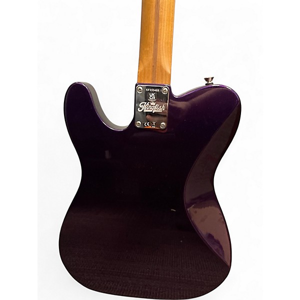 Used Fender Kingfish Telecaster Deluxe Purple Solid Body Electric Guitar