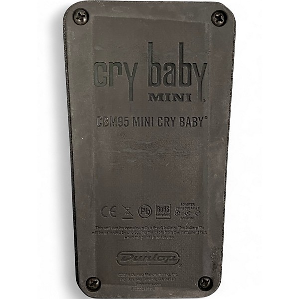 Used Dunlop CBM95 Cry Baby Mini Wah Effect Pedal