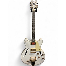 Used Schecter Guitar Research Robin Zander Signature Corsair Alpine White Solid Body Electric Guitar