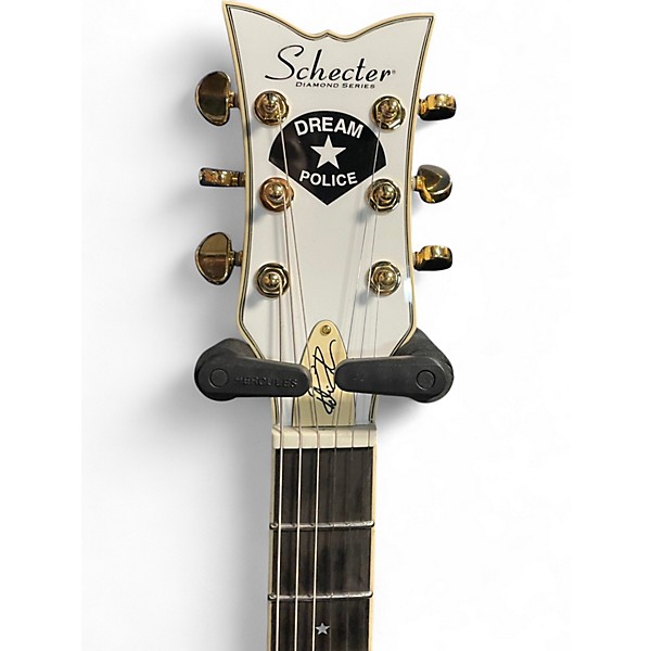 Used Schecter Guitar Research Robin Zander Signature Corsair Alpine White Solid Body Electric Guitar