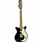 Used Danelectro 12SDC 12-String Black and White Solid Body Electric Guitar