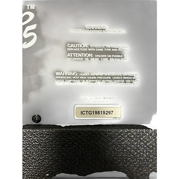 Used Fender Rumble 25 25W 1x8 Bass Combo Amp