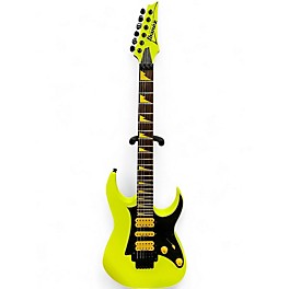 Used Ibanez PREMIUM 25TH ANNIVERSARY RG XXV NEON YELLOW Solid Body Electric Guitar