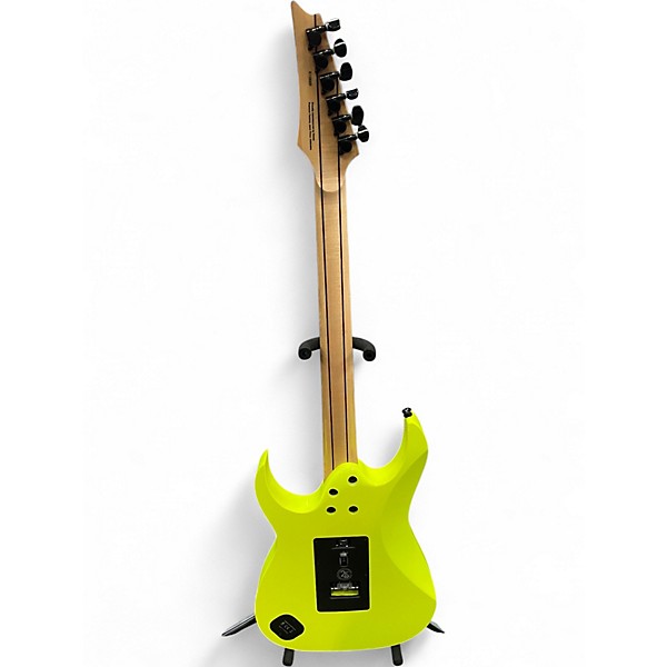 Used Ibanez PREMIUM 25TH ANNIVERSARY RG XXV NEON YELLOW Solid Body Electric Guitar