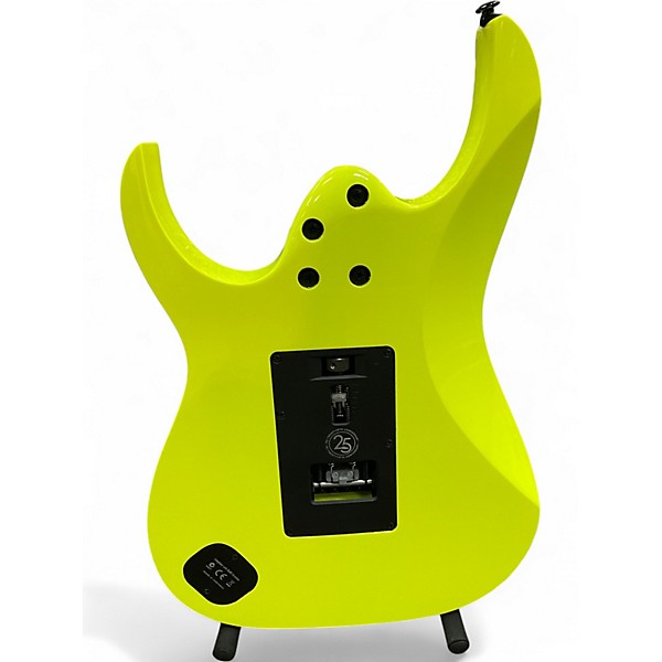 Used Ibanez PREMIUM 25TH ANNIVERSARY RG XXV NEON YELLOW Solid Body Electric Guitar