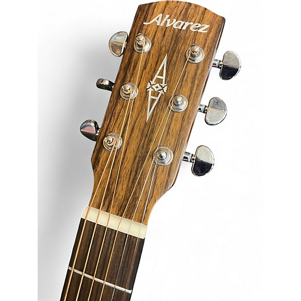 Used Alvarez AFH600CE Natural Acoustic Electric Guitar