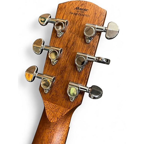 Used Alvarez AFH600CE Natural Acoustic Electric Guitar