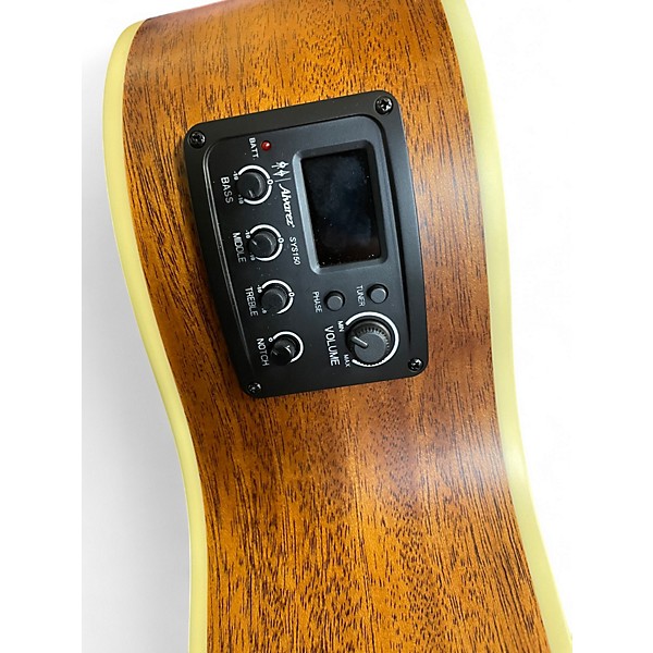 Used Alvarez AFH600CE Natural Acoustic Electric Guitar