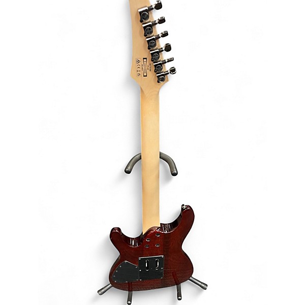 Used Ibanez s670qm tiger eye Solid Body Electric Guitar
