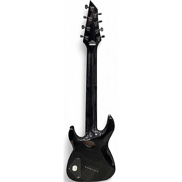 Used Jackson Soloist X 8 String Arch Top SLATX8Q  Transparent Black Burst Solid Body Electric Guitar