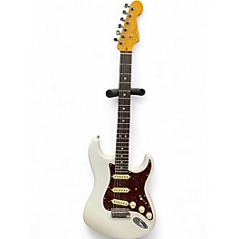 Used Fender American Ultra Stratocaster Arctic Pearl Solid Body Electric Guitar
