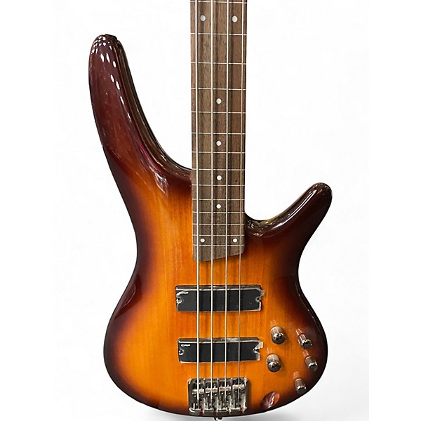 Used Ibanez SR370F BROWN BURST Electric Bass Guitar