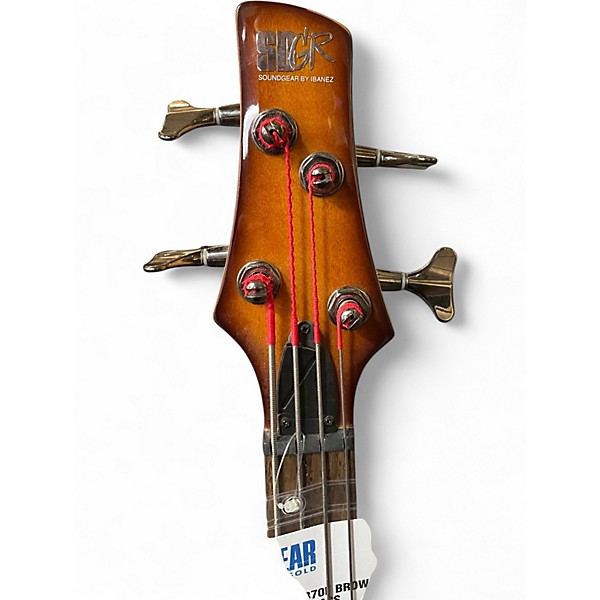 Used Ibanez SR370F BROWN BURST Electric Bass Guitar