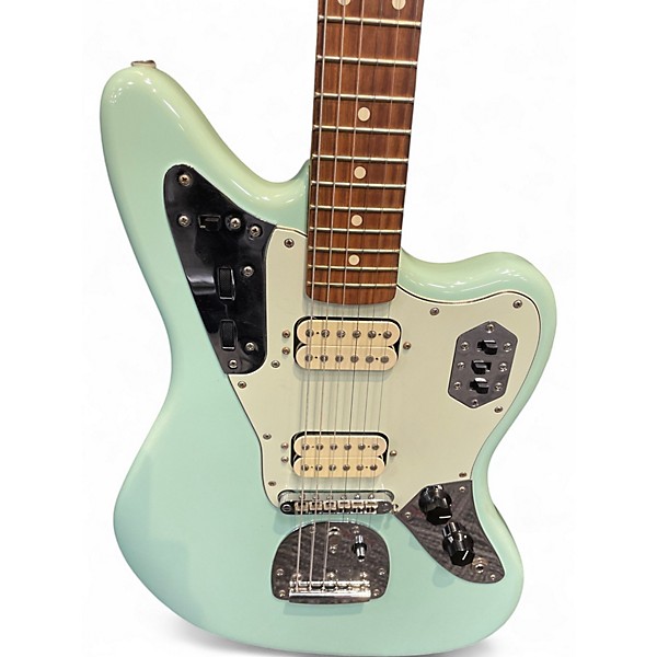 Used Fender Vintera 60s Jaguar Seafoam Green Solid Body Electric Guitar