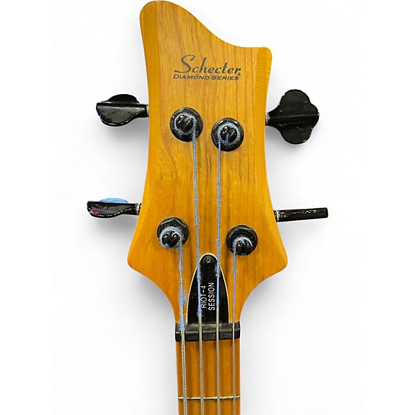 Used Schecter Guitar Research Riot 4 String Aged Natural Electric Bass Guitar