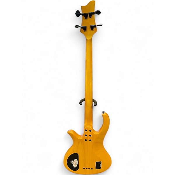 Used Schecter Guitar Research Riot 4 String Aged Natural Electric Bass Guitar