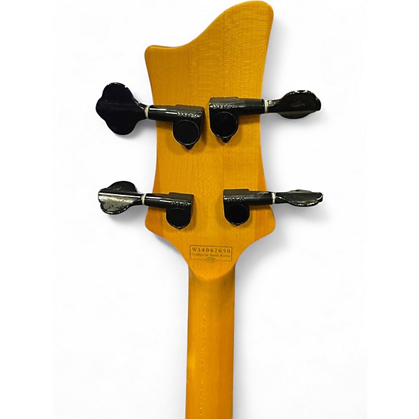 Used Schecter Guitar Research Riot 4 String Aged Natural Electric Bass Guitar