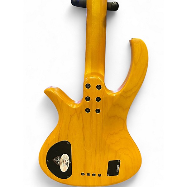 Used Schecter Guitar Research Riot 4 String Aged Natural Electric Bass Guitar