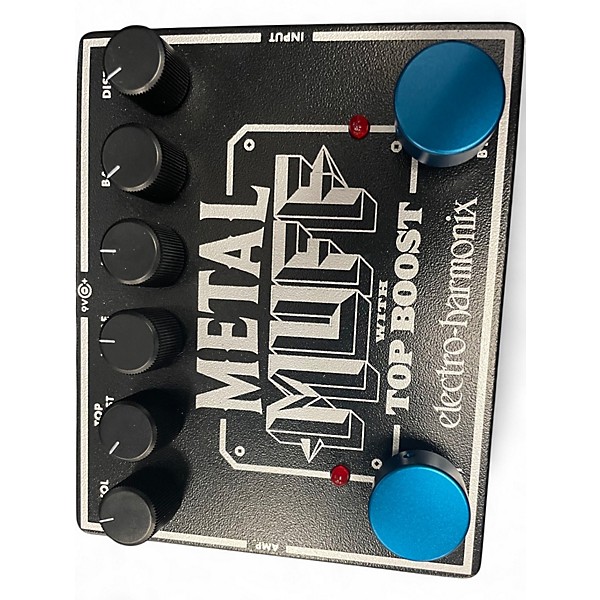 Used Electro-Harmonix Metal Muff Distortion With Top Boost Effect Pedal