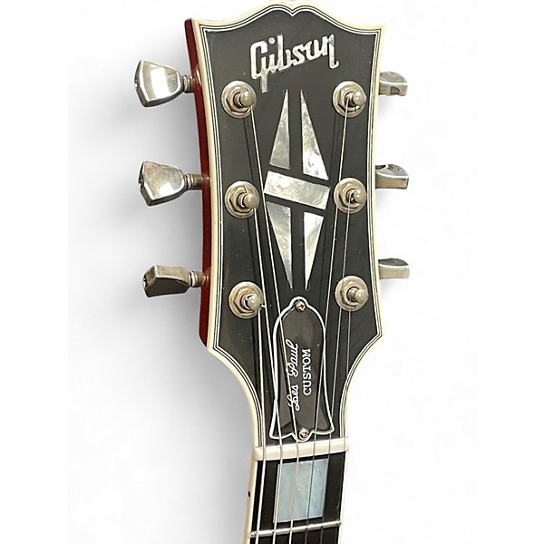 Used 2017 Gibson Les Paul Custom F VOS Sunburst Solid Body Electric Guitar