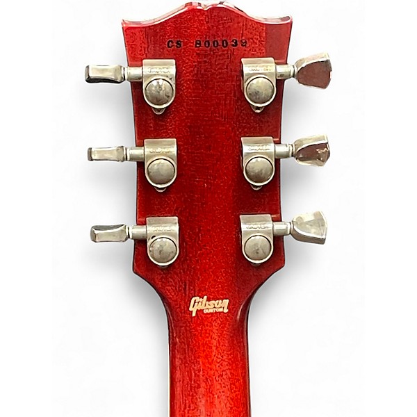 Used 2017 Gibson Les Paul Custom F VOS Sunburst Solid Body Electric Guitar