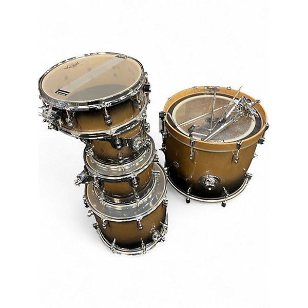 Used PDP by DW 5 Piece Concept Series NATURAL CHARCOAL FADE Drum Kit