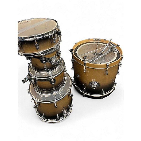 Used PDP by DW 5 Piece Concept Series NATURAL CHARCOAL FADE Drum Kit