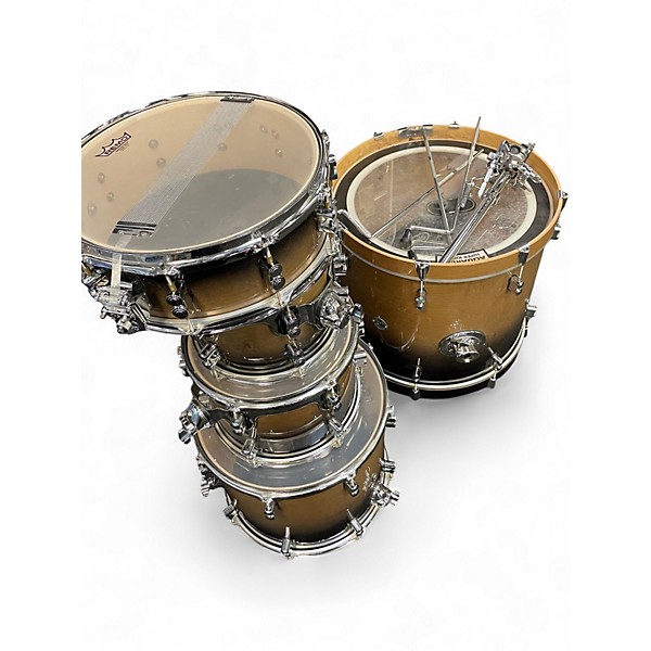 Used PDP by DW 5 Piece Concept Series NATURAL CHARCOAL FADE Drum Kit