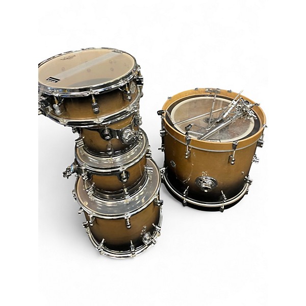 Used PDP by DW 5 Piece Concept Series NATURAL CHARCOAL FADE Drum Kit