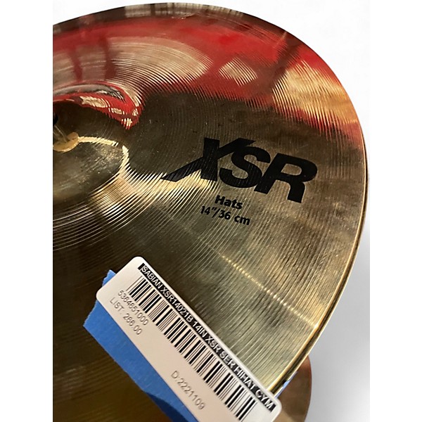 Used SABIAN 14in HHX EVOLUTION HIHAT PAIR Cymbal