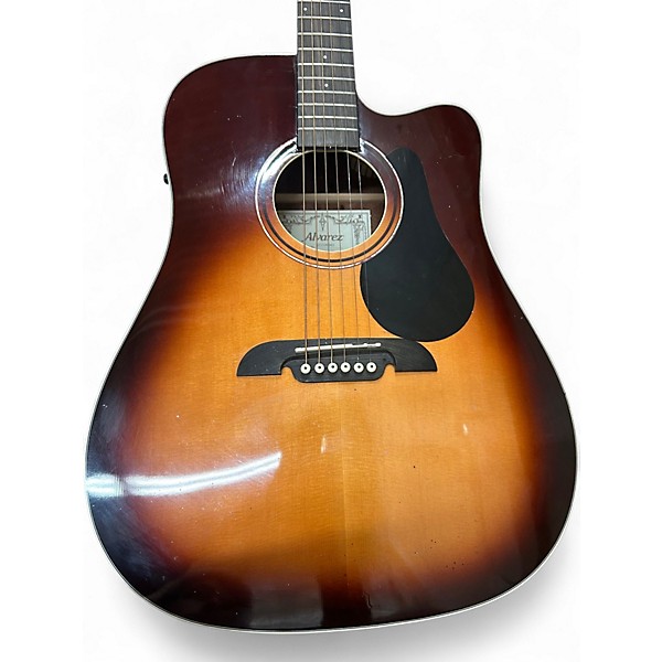 Used Alvarez RD260CE Dreadnought 2 Tone Sunburst Acoustic Electric Guitar