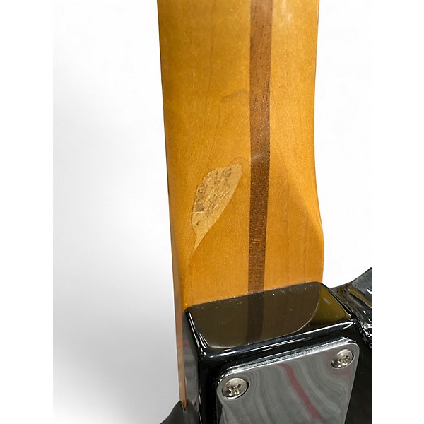 Used Fender Deluxe Active Jazz Bass Black Electric Bass Guitar