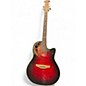 Used Ovation CS347 red burst Acoustic Electric Guitar thumbnail