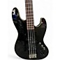 Used Fender Aerodyne Jazz Bass Black Electric Bass Guitar
