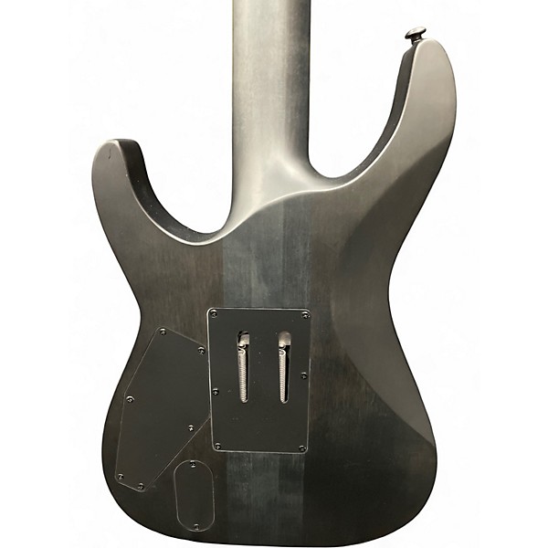 Used ESP LTD M1007QM Charcoal Burst Baritone Guitars