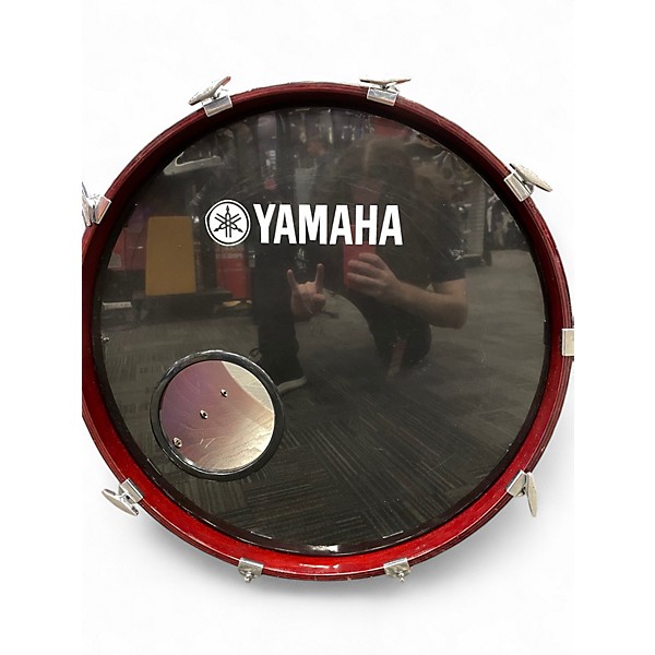 Used Yamaha 4 Piece Recording Custom Cherry Drum Kit