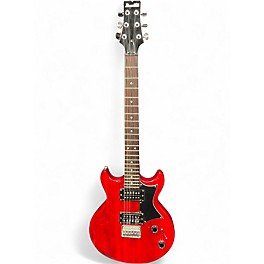 Used Ibanez Gio Ax Trans Red Solid Body Electric Guitar