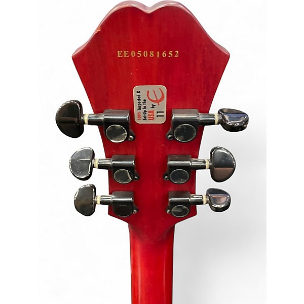 Used Epiphone Dot Studio Worn Cherry Hollow Body Electric Guitar