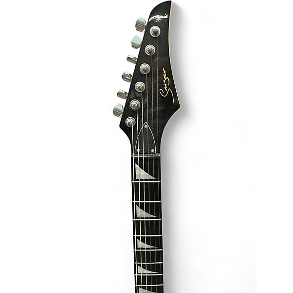 Used Smiger DOUBLE CUTAWAY TRANS RED Solid Body Electric Guitar