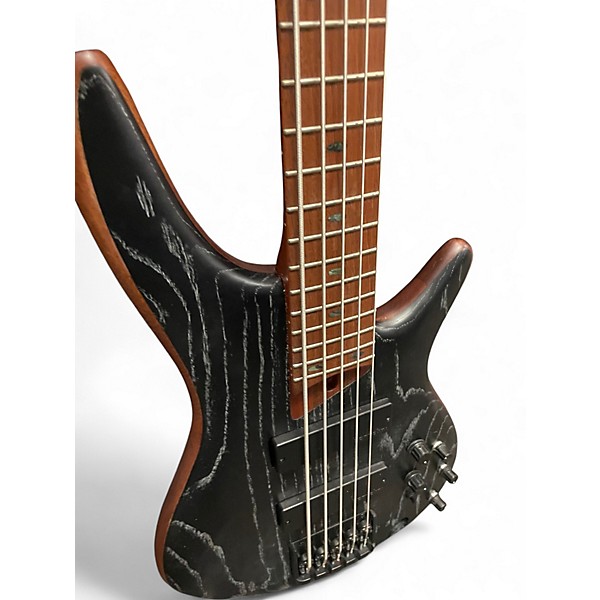 Used Ibanez SR-675 1P02 Trans Charcoal Electric Bass Guitar