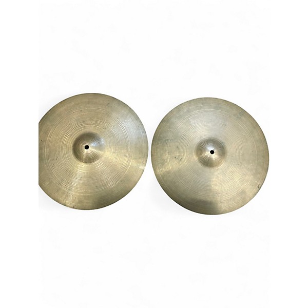 Vintage 1960s Zildjian 15in A Series Hi Hat Pair Cymbal