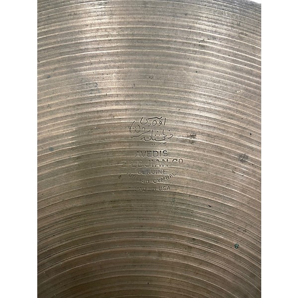 Vintage 1960s Zildjian 15in A Series Hi Hat Pair Cymbal