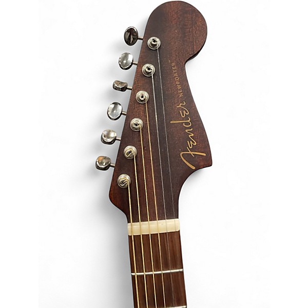 Used Fender Newporter SPECIAL CALIFORNIA NATURAL Acoustic Electric Guitar