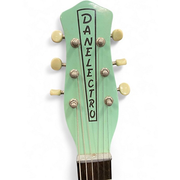Used Danelectro 57  SEAFOAM GREEN Solid Body Electric Guitar