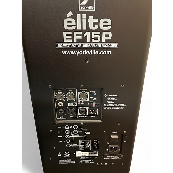 Used Yorkville ELITE SERIES EF15P Powered Speaker